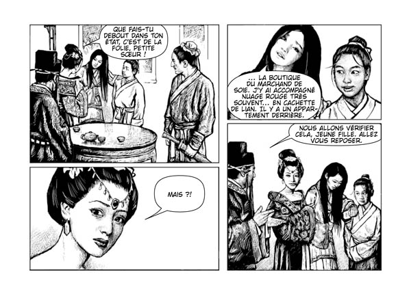 Juge Bao t2 page 8 (c) éditions Fei (Marty - Nie) / lettrage MAKMA